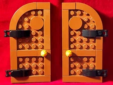 FRONT GATE CASTLE DOORS Build LEGO Super Mario Peach’s Castle 71408 doors ONLY