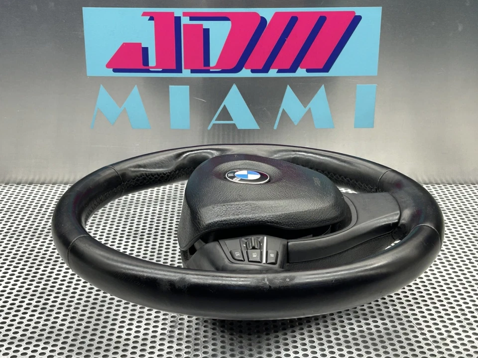 2009-2016 BMW 740i 740Li 750i 750Li F02 Steering Wheel Leather - Image 3 of 4