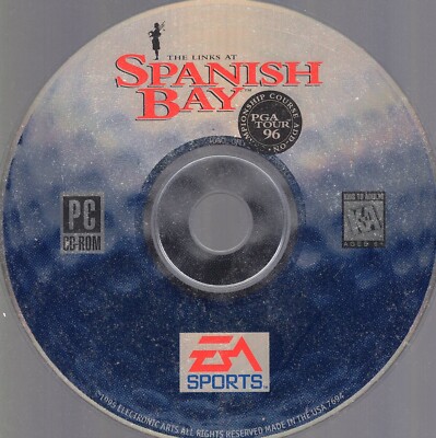 The Links at Spanish Bay PGA Tour 96 (Expansion Pack0 EA Sports PC CD-ROM
