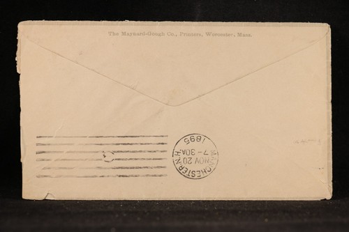 New Hampshire: Claremont 1895 Hotel Advertising Cover - Picture 2 of 2