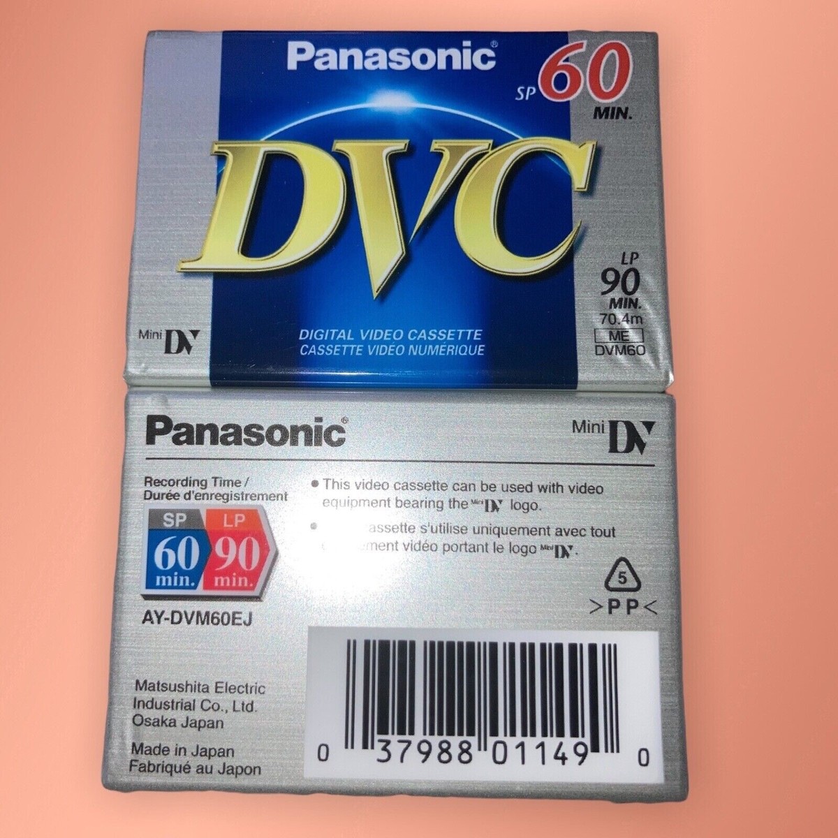 MINI DV TAPE Panasonic AY-DVM60EJ (BRAND NEW) Mini Digital