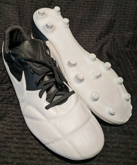 Nike Premier II FG Kanagroo Leather Black White Soccer Cleats 917803-110 Size 14 for sale online 