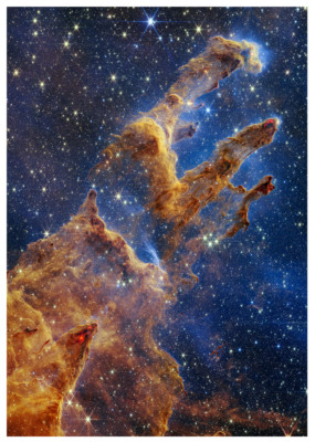 JAMES WEBB TELESCOPE - 5''X7'' PHOTOGRAPH