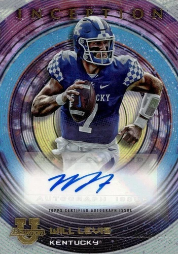 2022-23 Bowman Inception University Will Levis #BIA-WL