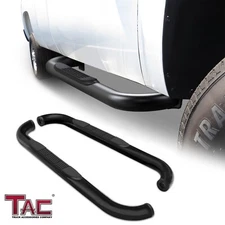 For 94-01 Dodge Ram 1500/94-02 2500/3500 Regular Cab 3" Side Step Nerf Bar Black