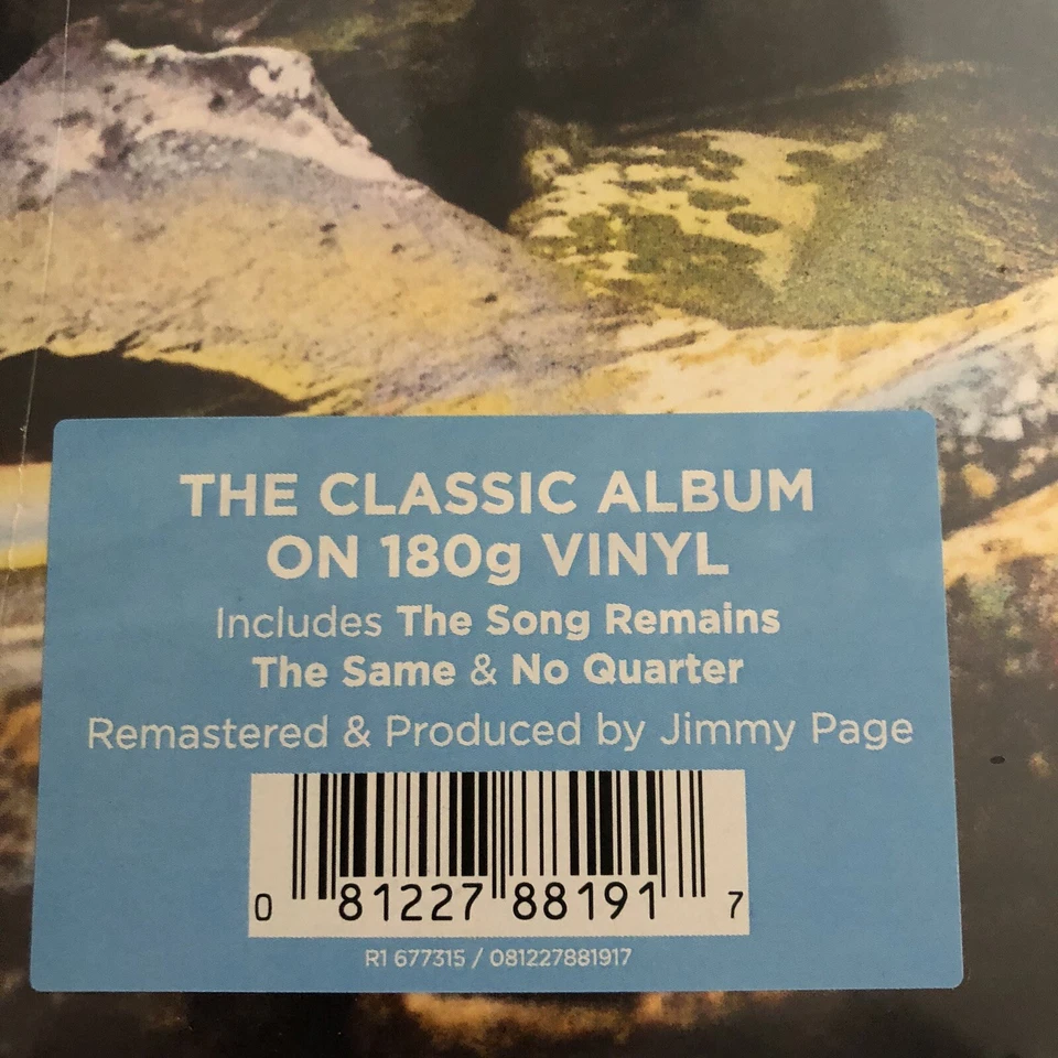 Led Zeppelin Houses Of The Holy LP 2022 SEALED 180g Vinyl With Backstage Pass - Image 4 of 4