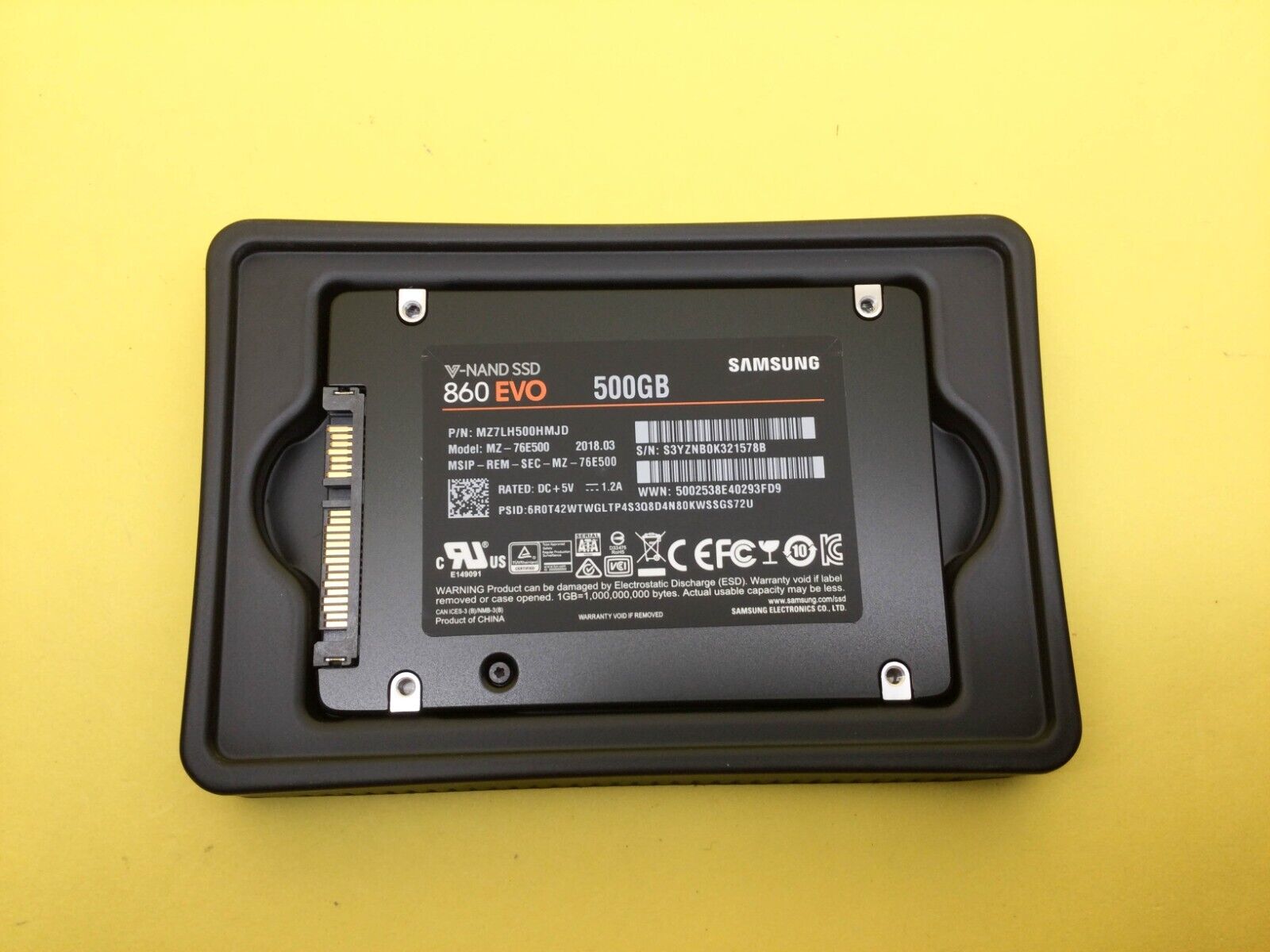 each Sobriquette passport Samsung 860 EVO 500gb SATA III V-nand SSD Mz-76e500 for sale online | eBay