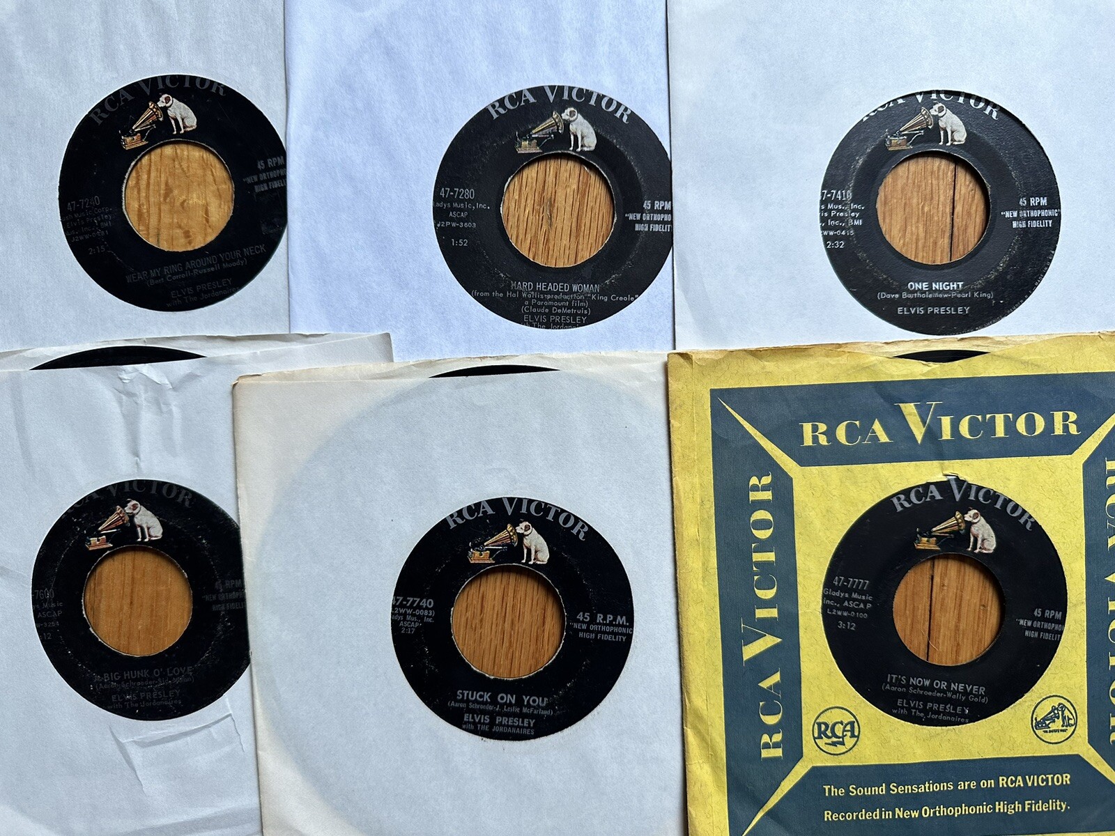 LOT OF 38 ELVIS PRESLEY RCA VICTOR BLACK LABEL 45 RECORD LOT eBay