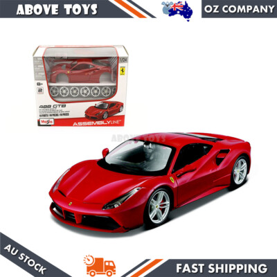 Maisto 1:24 Scale Assembly Line 2016 Ferrari 488 GTB Diecast
