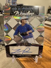 2024 Leaf Metal Baseball Liam Peterson #/25 Prospect Auto 2026 Top 5 Pick