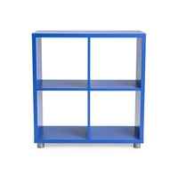 Tenzo 1824-028 Square Including Box Designer Room Divider 2 X 2, Wood, Blue, 35 Tenzo 1824-028 Square Including Box Designer Room Divider 2 X 2, Wood, Blue, 35