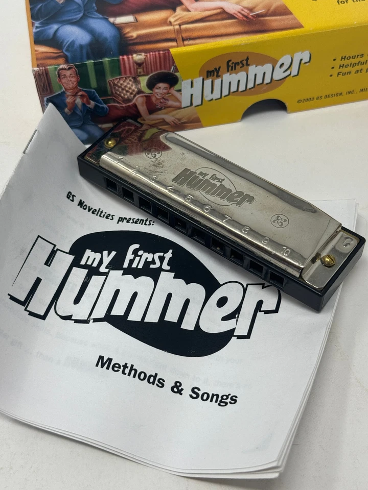 2003 GS Novelties HOHNER Harmonica My First Hummer Adult Humor Naughty Gift Box - Image 4 of 4