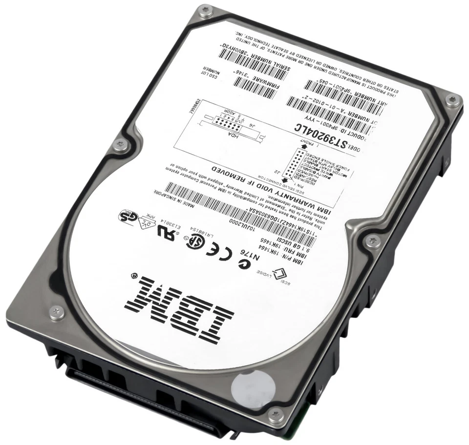 IBM 19K1465 9.1GB 19K1464 ST39204LC SCSI 80-PIN U160 4MB Cache 10.000 &  Min - Image 2 of 3