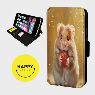 FLUFFY HAMSTER JUICY FRUIT - Kunstleder Flip Handyhülle - iPhone/Samsung