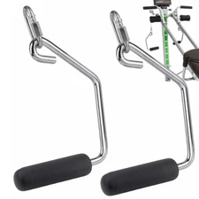 Open Ended Chrome Grip Handles For Total Gym Home Workout Machine 2000 2200 2500