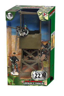 World Peacekeepers Aussichtsturm mit Actionfiguren