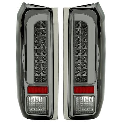 F-250 F-350 LED Brake Lamps Smoke Black LED Tail Lights For 1997-2007