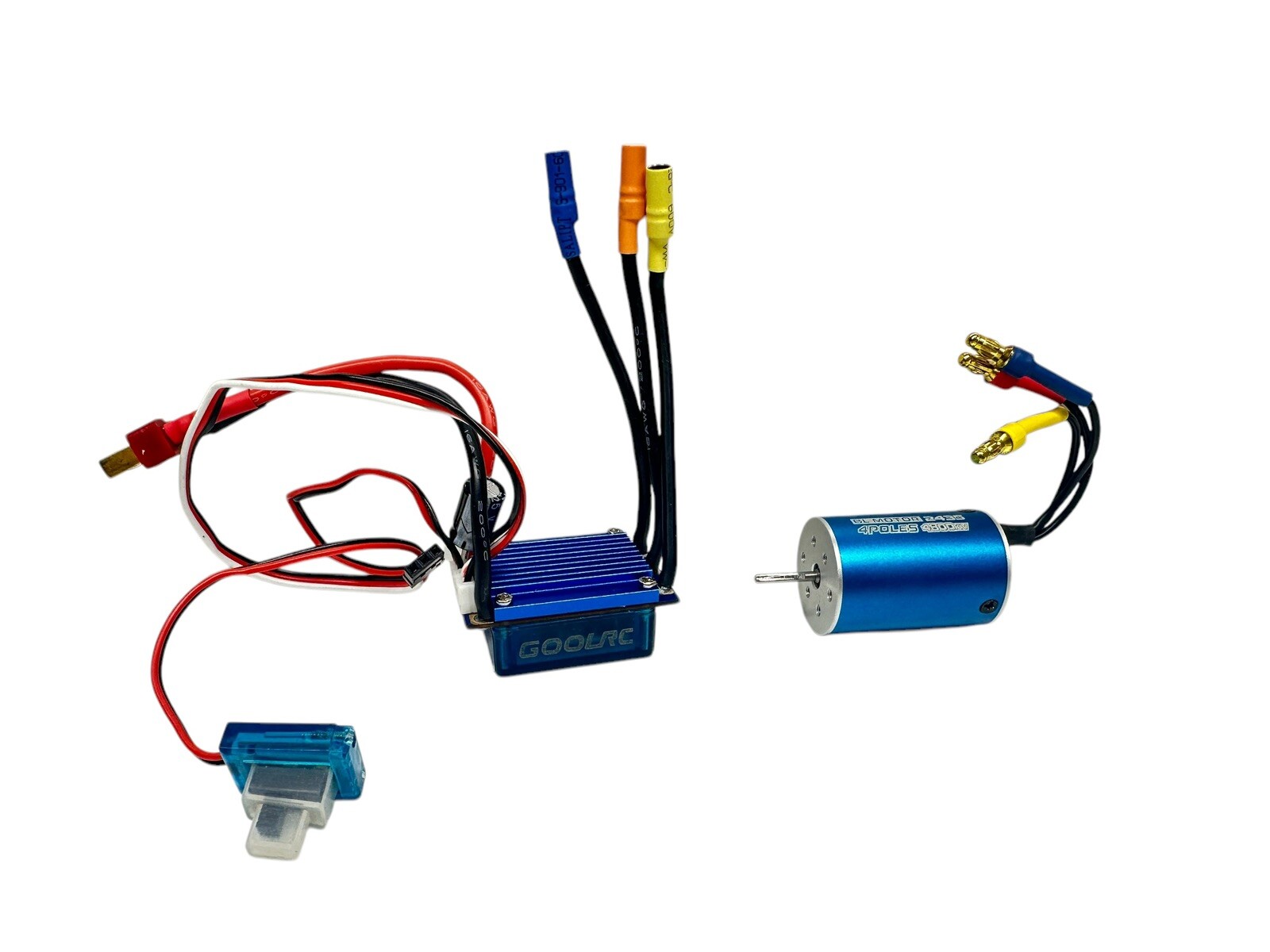 Goolrc 25A 2-3S Brushless Esc W 2435 4800KV 4 Pole Motor For 1/18 Scale #14466