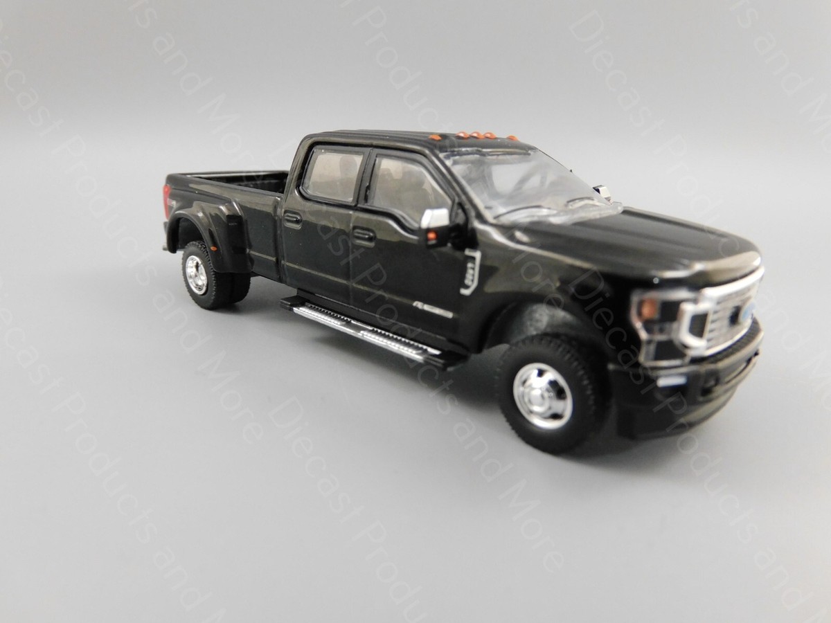 2025 Greenlight Metallic Black 2022 FORD F350 Platinum Dually