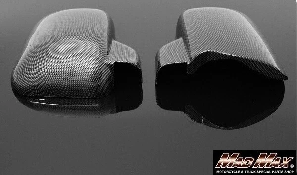 Daihatsu Hijet S500 Series Sep.2014~ Carbon Look Mirror Covers Left/Right Black - Изображение 2 из 3