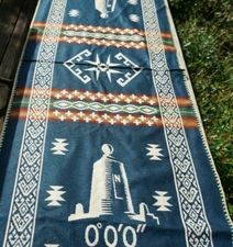 Table Runner Null Island Theme Geography  (0°N 0°E) 64" X 18"