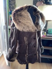 Damen Lammfell  Kapuzenjacke   Gr. L