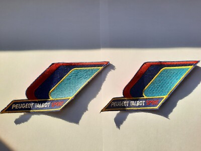 Lot Patches Brodés PTS Peugeot-Talbot-Sport Collection - 1986