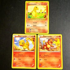 Pokemon Charmander 9/108 17/113 18/149 Card Lot XY Legendary Treasures BW TCG