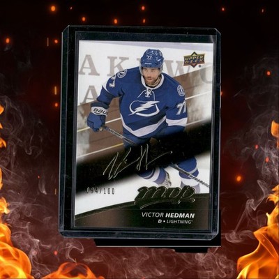 2017-18 Upper Deck MVP Victor Hedman Gold Script 094/100 #17