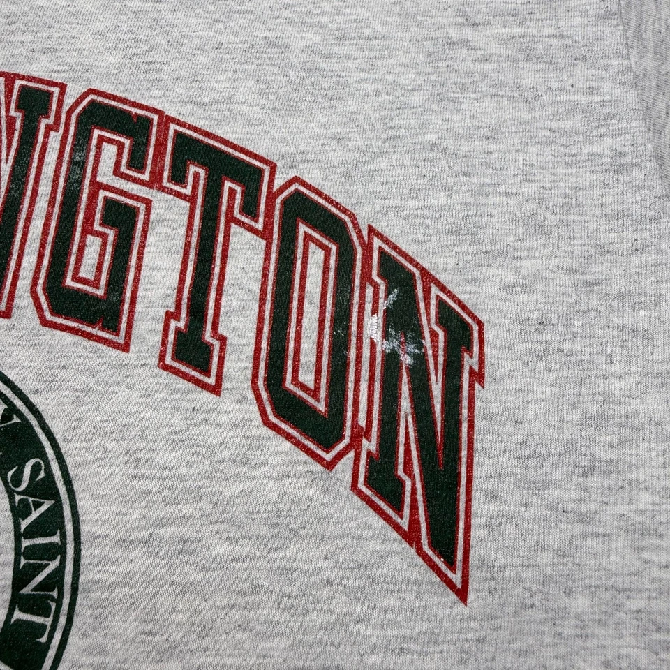 Vintage 90s Washington University Saint Louis WUSTL Alumni College Shirt Medium - Image 3 of 4