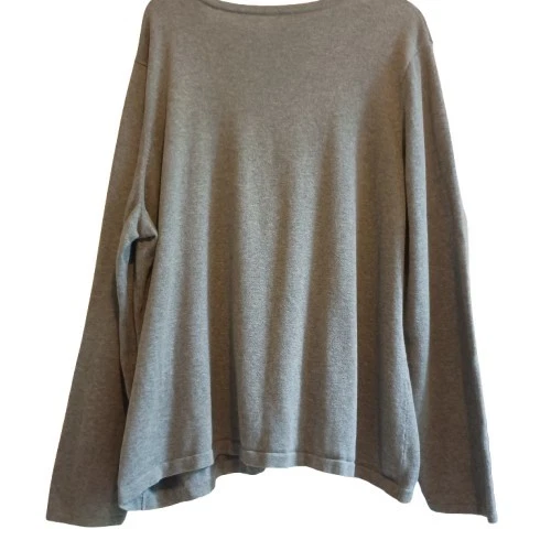 Daisy Fuentes Cotton Cardigan Floral Applique Ruffles 1950s Vibes, Retro 3X - Image 2 of 4