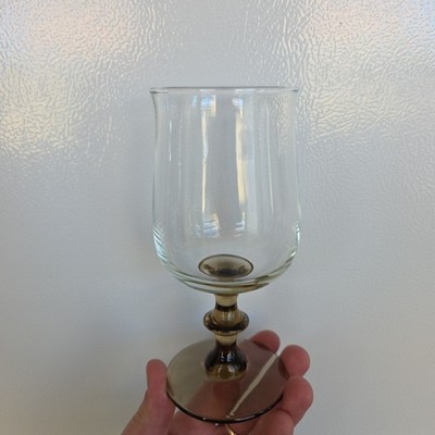 Tulip Brown by Libbey Glass Company Wine Water Glass Goblet
