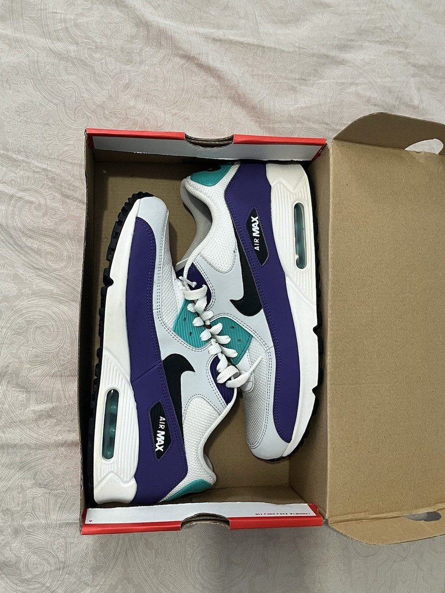 Nike Air Max 90 Essential White/Black-Hyper Jade Size