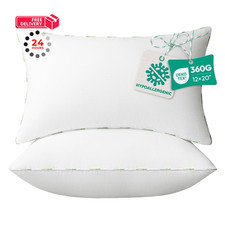 Throw Pillow Inserts 12 x 20 Insert Pack of 2, 12x20 Inch, White
