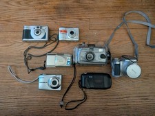 mixed camera lot. For Parts. Film And Digital