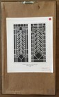 Rare Frank Lloyd Wright Official Design Stained Glass Heath House Art Frame COA — photo 6