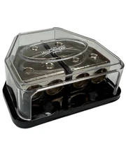 Sky High Car Audio 4 Power Distribution Block - 4/8 AWG In, 4/8 Gauge Car Audio