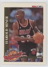 1992-93 NBA Hoops Magic's All-Rookie Team Harold Miner #10 RC