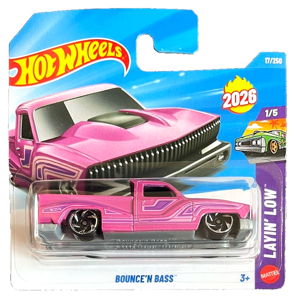 Hot Wheels Bounce N Bass Layin 1/5 2026 17/250 1:64 Modellauto Kinder Spielzeug-image