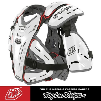#ad #ad Troy Lee Designs YOUTH Motocross Body Armour ULTIMATE Boys MX Protector White GBP 75.99