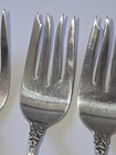 5 International Silver Prelude Pattern Sterling Salad Forks – No Monogram