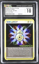 CGC 10 Double Rainbow Energy EX Emerald 87/106 Reverse Holo Stamped Pokemon Card on eBay