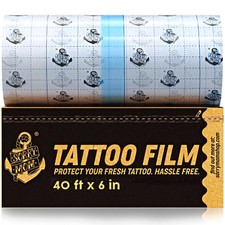 Sorry Mom Tattoo Aftercare Bandage 40ft x 6in Clear Waterproof Skin Wrap