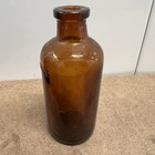 Antique amber-brown medicine Bottles 50/60 ml Marked 1845 apothecary set of 6 — photo 6
