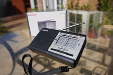 XHDATA D219 Shortwave Portable Pocket Radio with FM AM SW bands. In box.