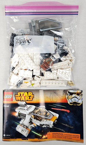 USED LEGO STAR WARS SET 75048 THE PHANTOM COMPLETE W/ MINIFIGURES & INSTRUCTIONS