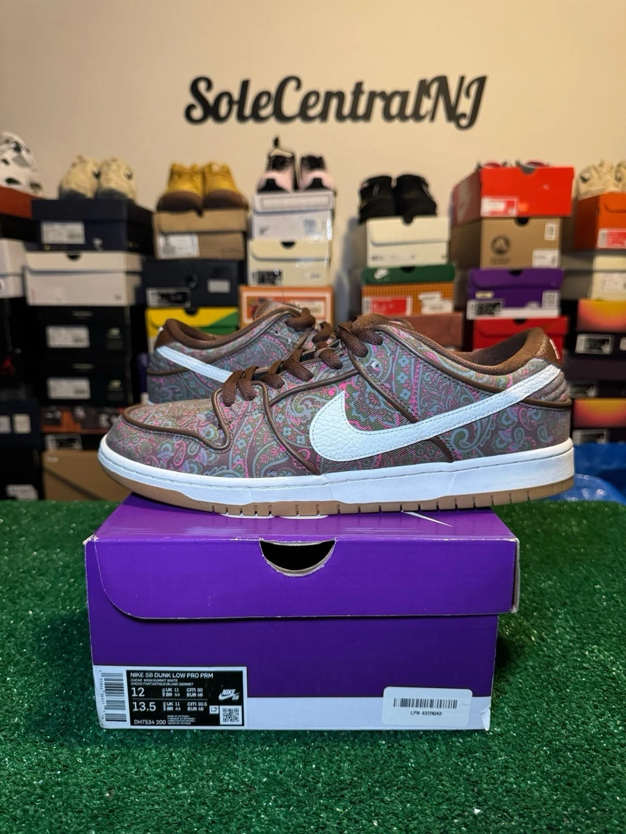 Nike Dunk Low Pro Premium SB Paisley Size 4.5M/ 6w DH7534 200 Nike Dunk Low Pro Premium SB Paisley Size 4.5M/ 6w DH7534  main image 4