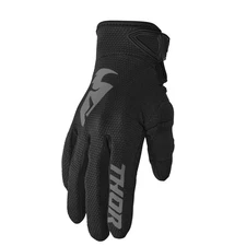 Thor Sector Gloves for MX Dirt Bike Offroad - Black/Gray - Women's Size Medium