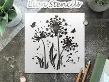 Majestic Eagle Flying Wildlife Decor Stencil for Nature Lovers - StencilAir