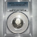 1997 S PROOF WASHINGTON QUARTER PCGS PR-70 DCAM - CLAD QUARTER - 25C